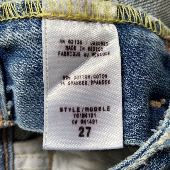 $6.99 shipping next hour🍁 GUESS Women’s Denim Capri Cropped Jeans - Picture 6 of 16